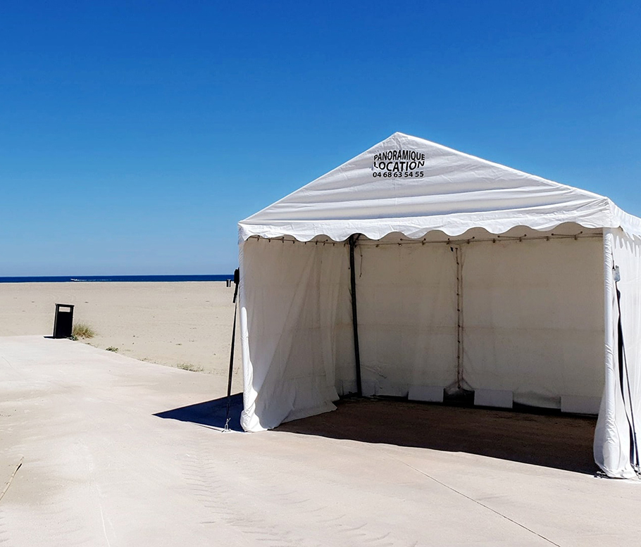 Location de tentes pour un évènement sportif dans les Pyrénées Orientales : fête dde de l’eau à Perpignan 