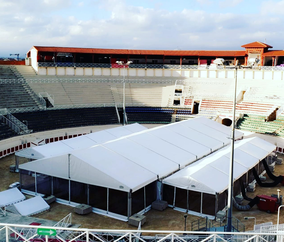 Location de structures couvertes pour l’organisation de foires ou salons  dans le département du Gard - Panoramique location