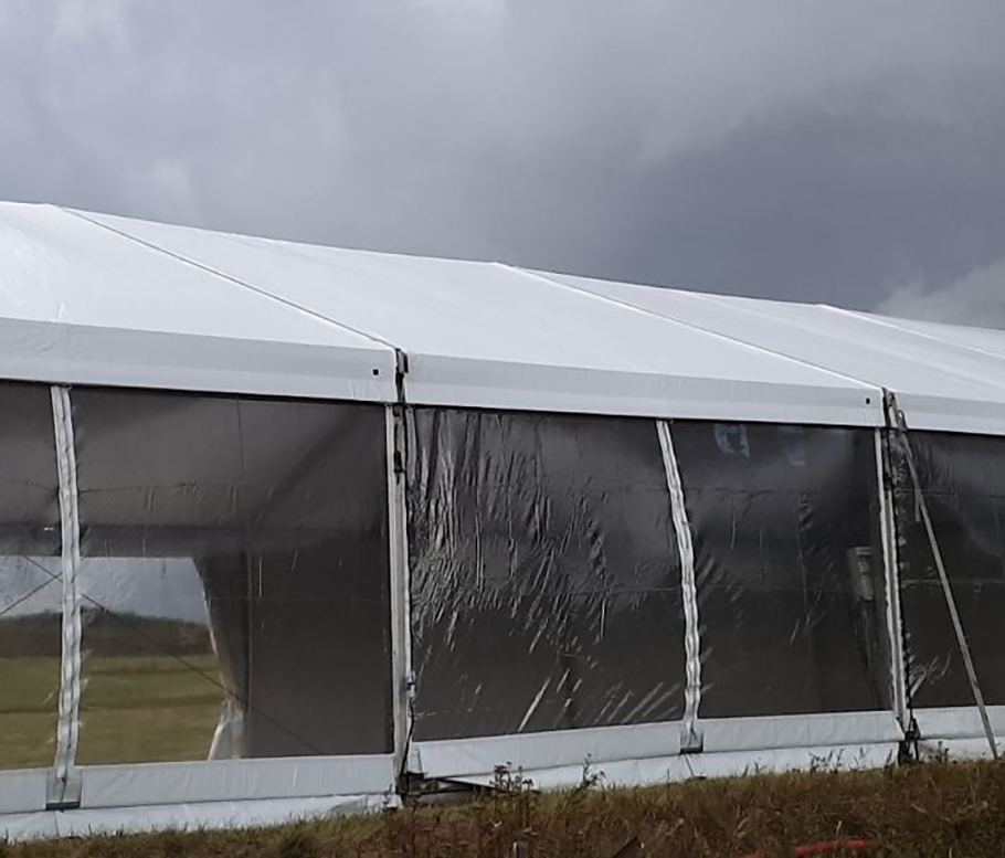 Location de chapiteaux dans le département du Gard, pour magasin de longue durée