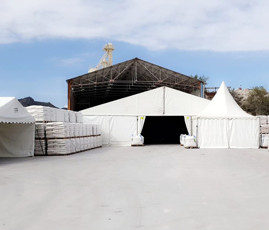 Location de chapiteaux en région Occitanie, pour magasin de longue durée ou permanente